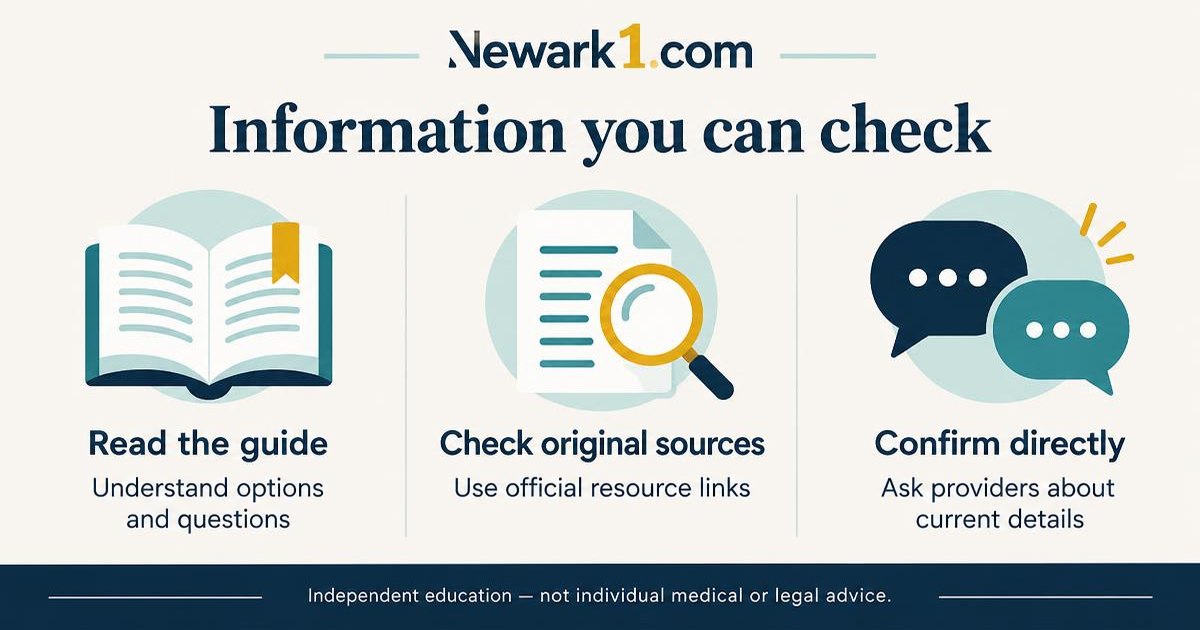 Information you can check. An illustrated summary; the full text follows.