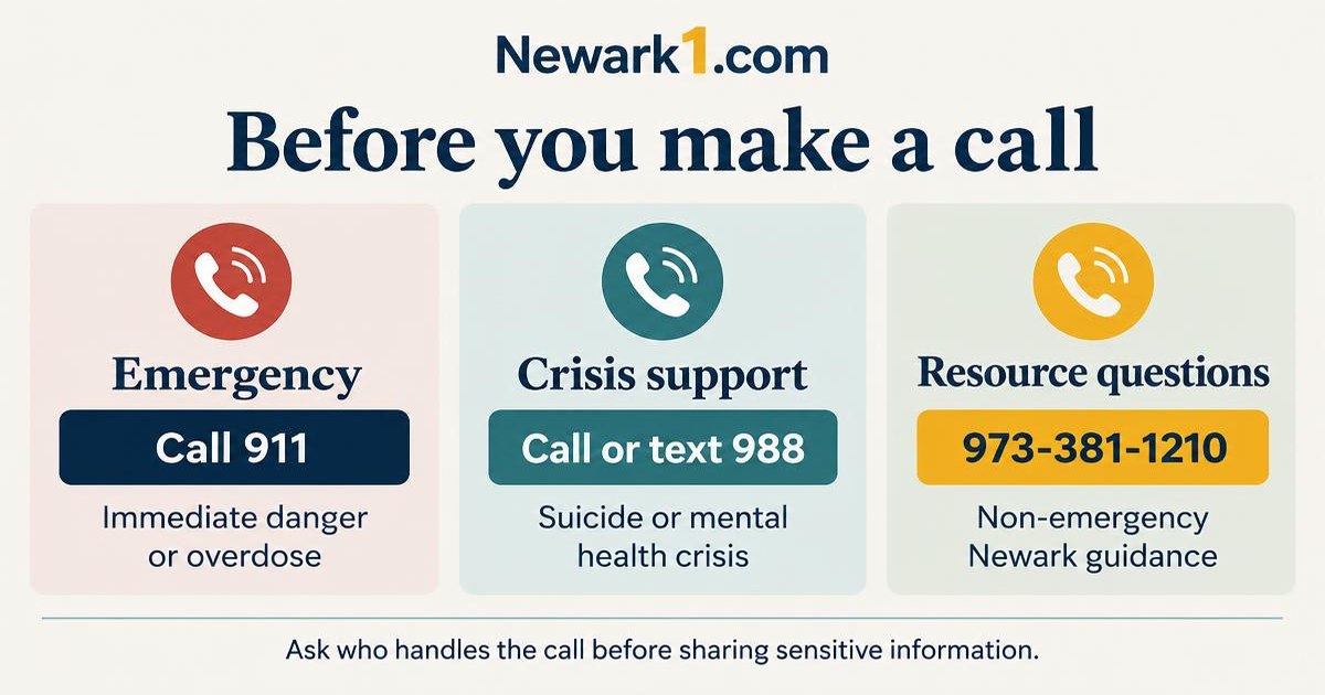 Before you make a call. An illustrated summary; the full text follows.
