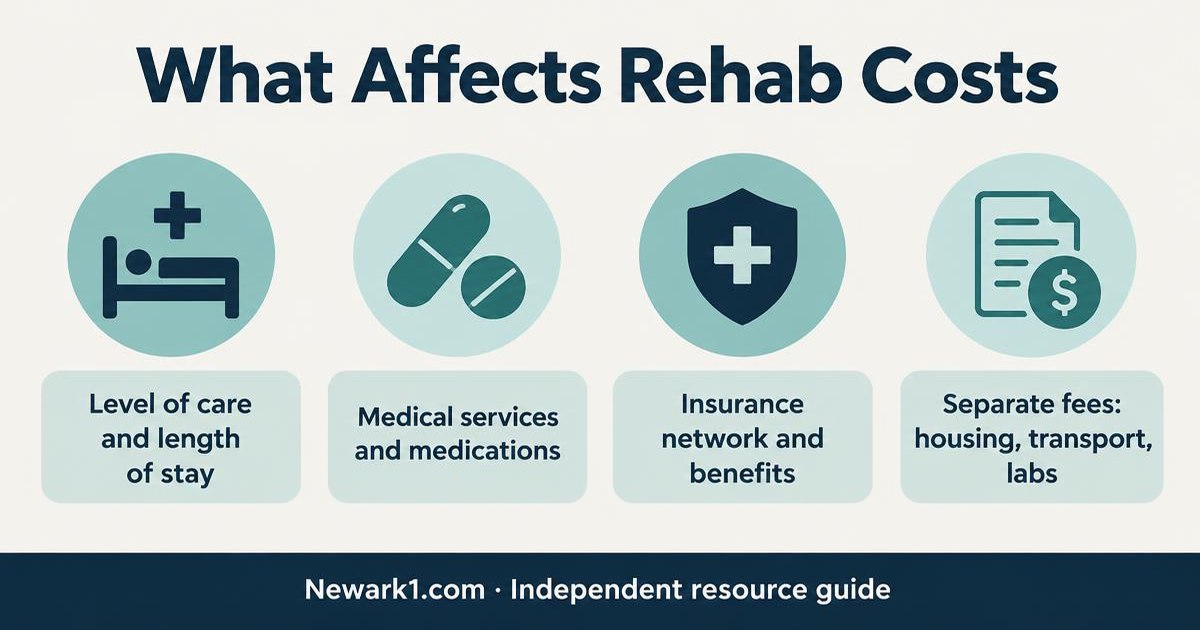 What affects rehab costs. An illustrated summary; the full text follows.