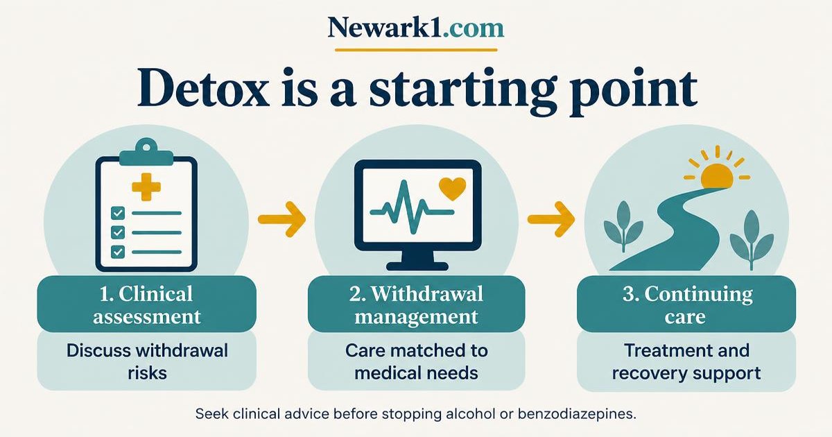Detox is a starting point. An illustrated summary; the full text follows.