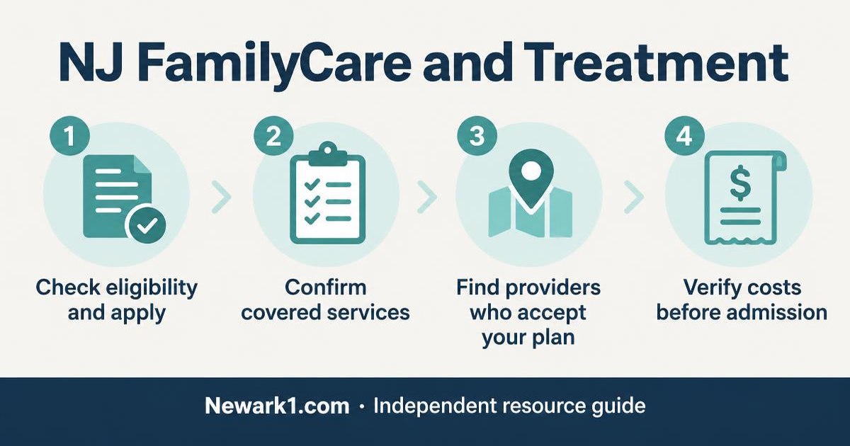 NJ FamilyCare and treatment. An illustrated summary; the full text follows.